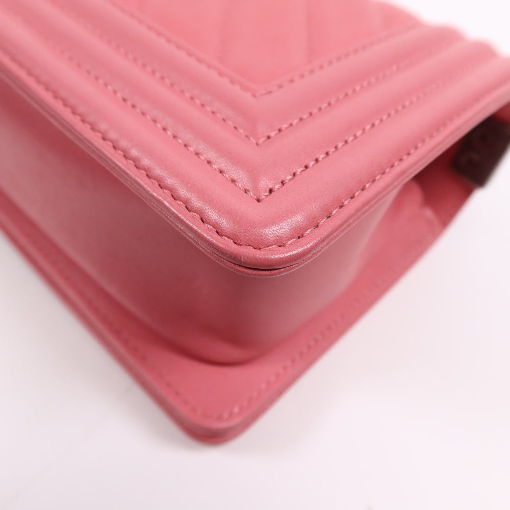 Chanel Boy 20 Chain Pink - 12