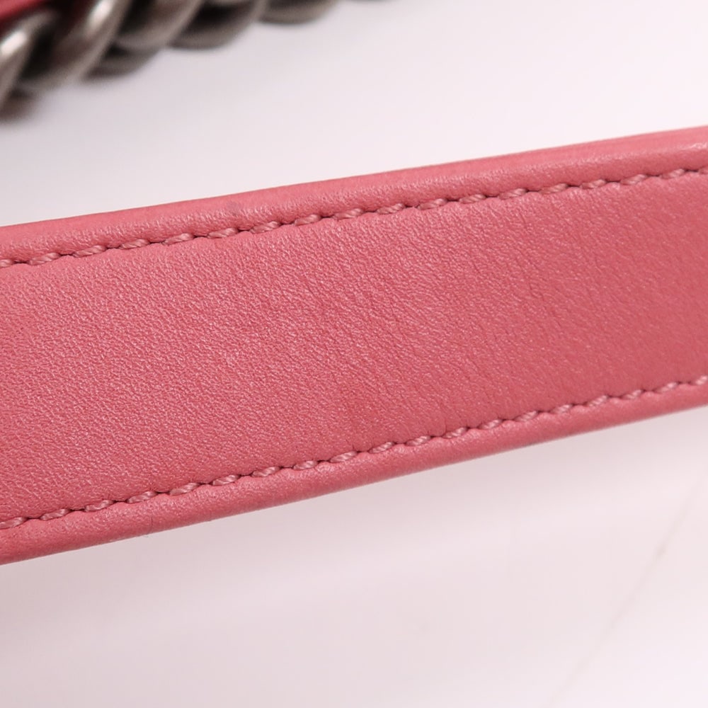 Chanel Boy 20 Chain Pink - 18