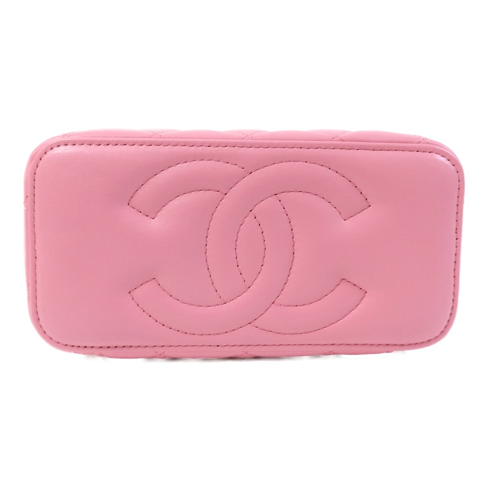 Chanel Vanity Top Handle Pink - 4