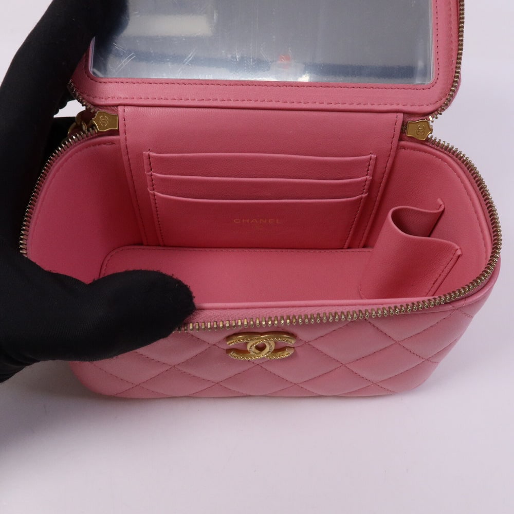 Chanel Vanity Top Handle Pink - 5