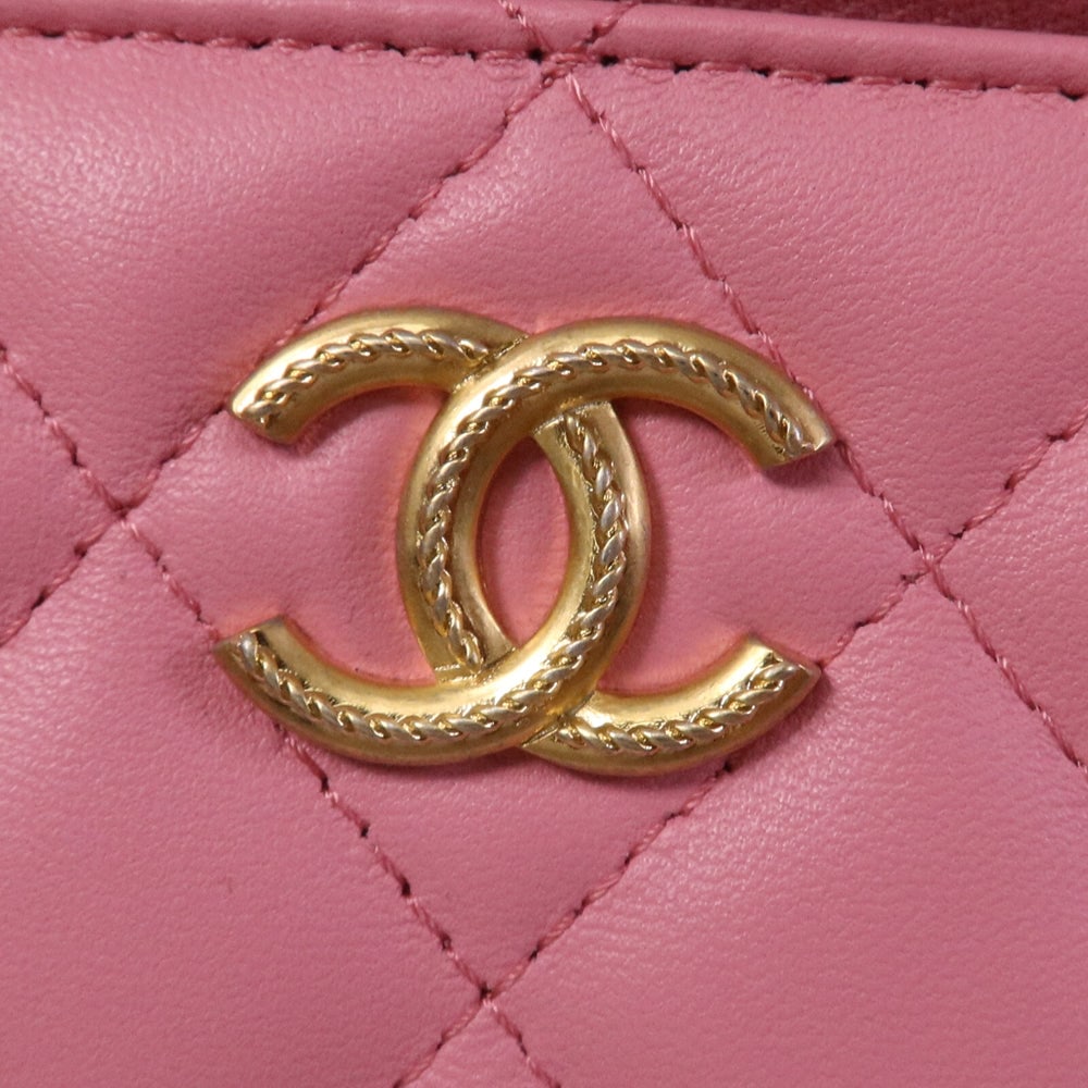 Chanel Vanity Top Handle Pink - 7