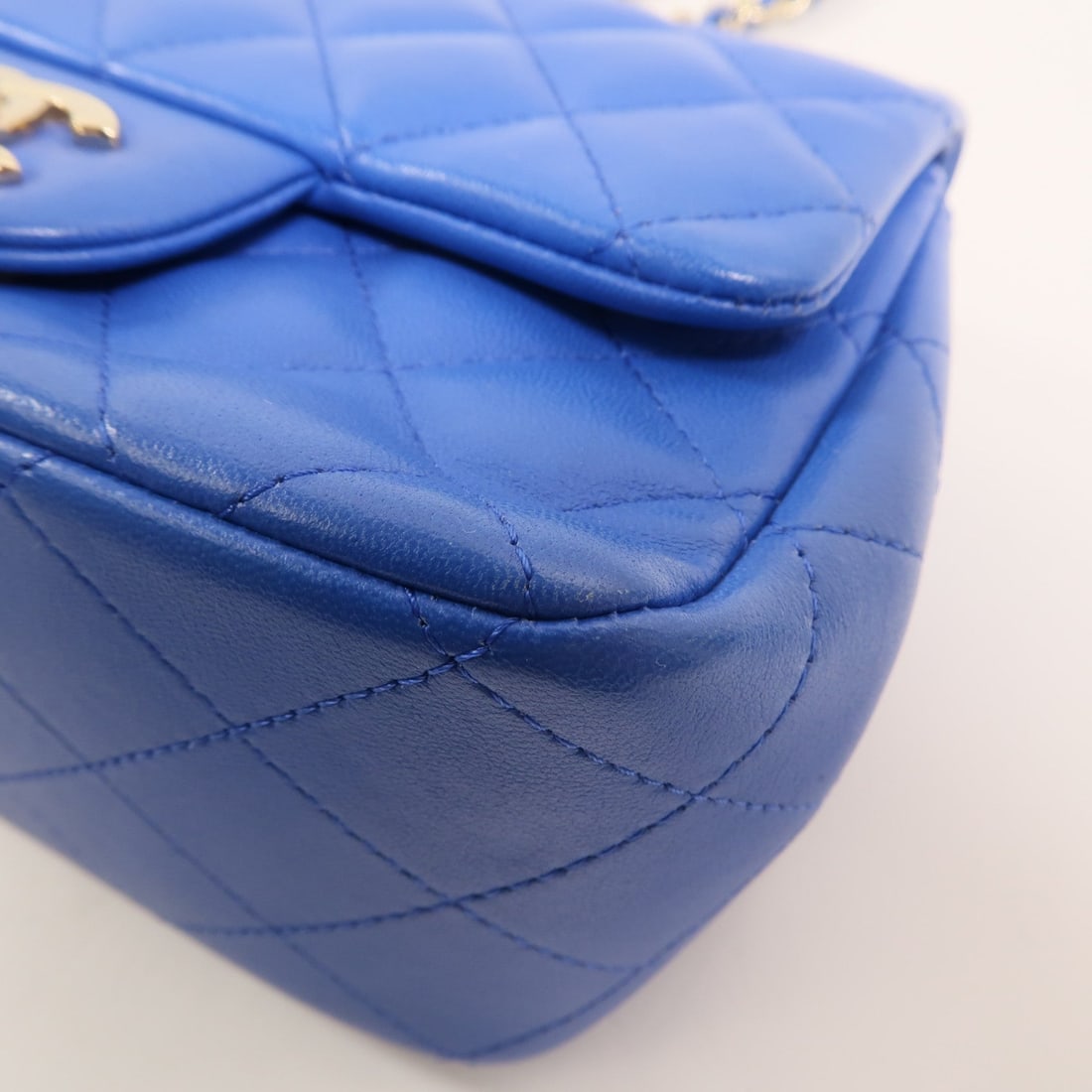 Chanel Mini Classic 17 Blue - 13