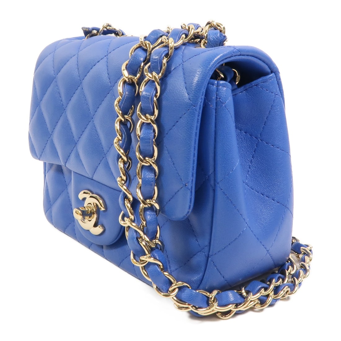 Chanel Mini Classic 17 Blue - 3
