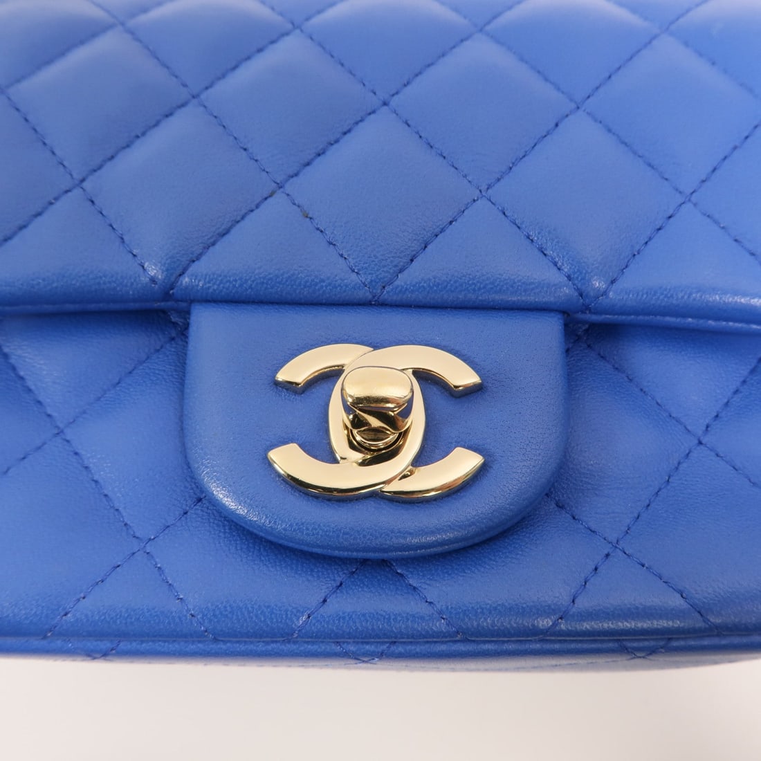 Chanel Mini Classic 17 Blue - 9