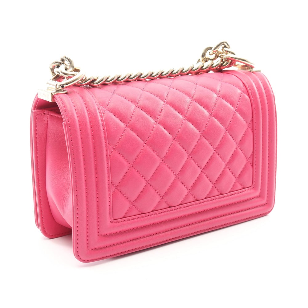 Chanel Boy Small Pink Purple - 2