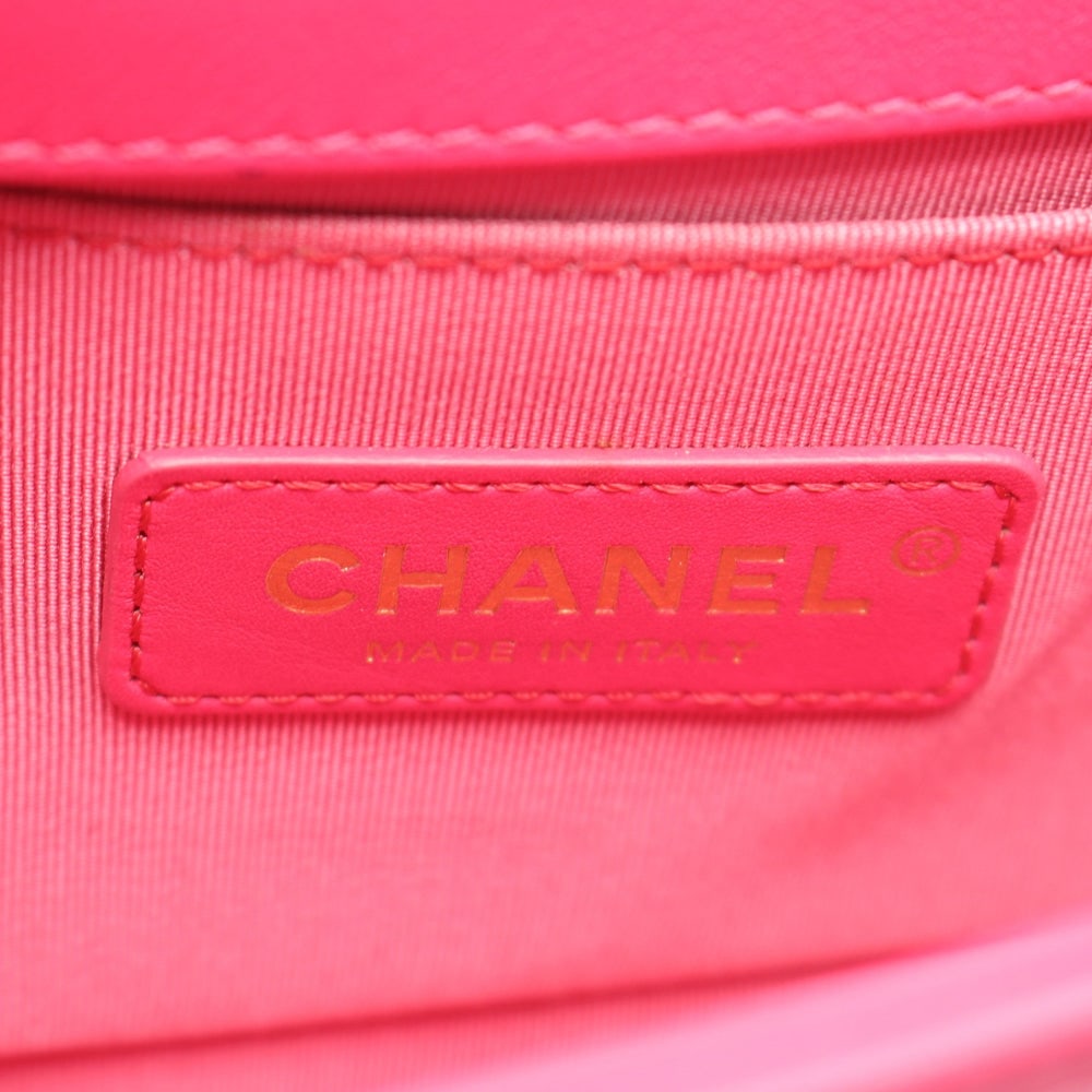 Chanel Boy Small Pink Purple - 4