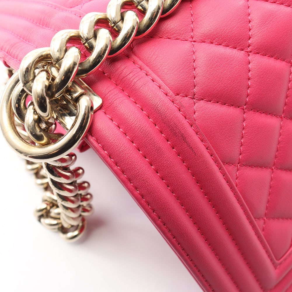 Chanel Boy Small Pink Purple - 7