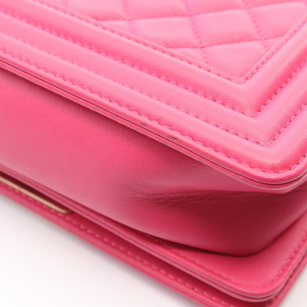 Chanel Boy Small Pink Purple - 8