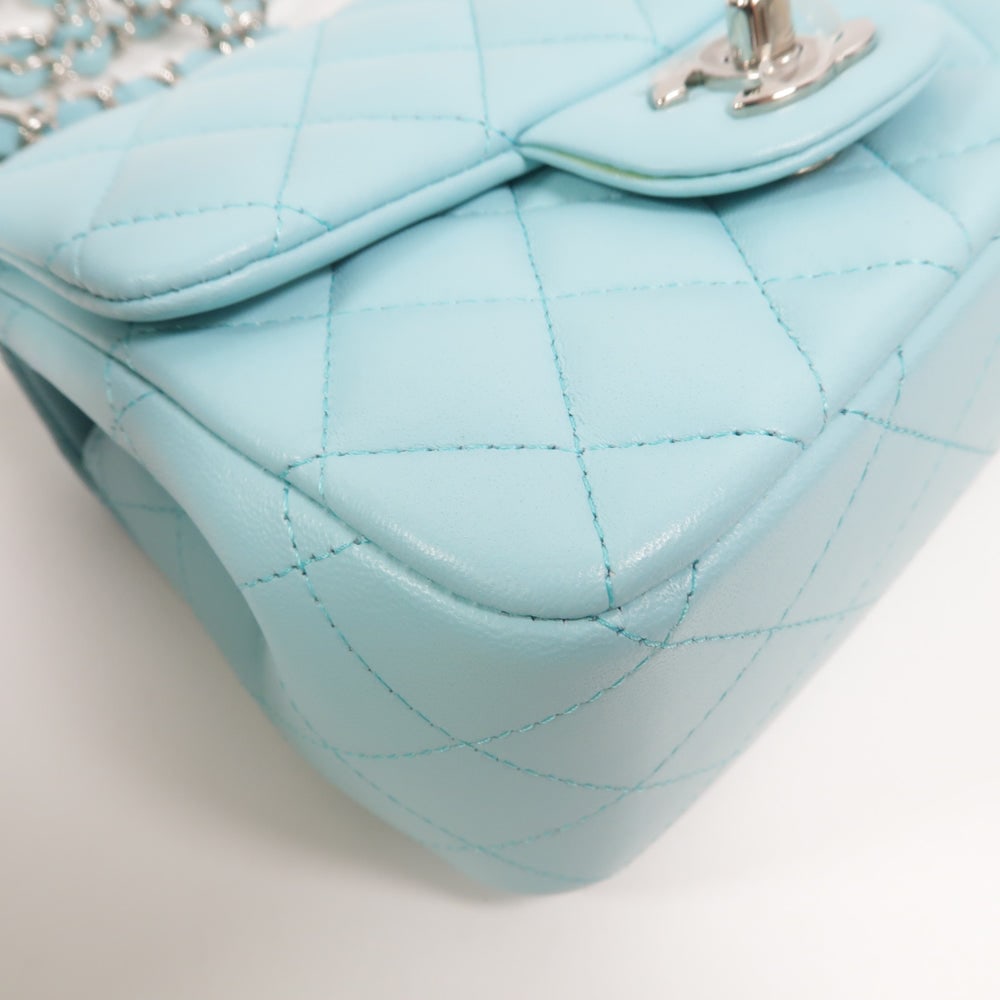 Chanel Mini Classic 17 Light Blue - 12