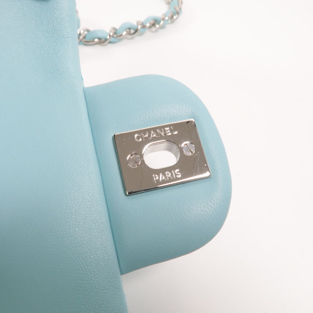 Chanel Mini Classic 17 Light Blue - 16