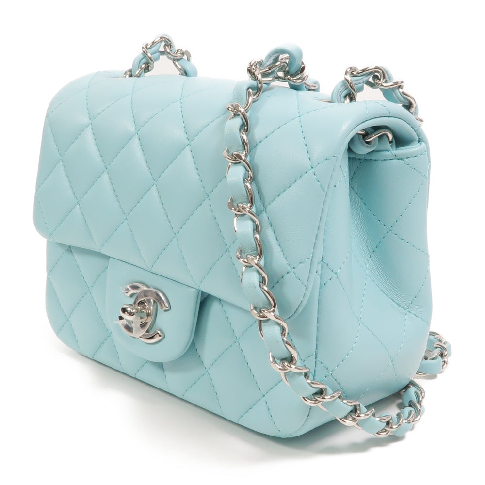 Chanel Mini Classic 17 Light Blue - 3