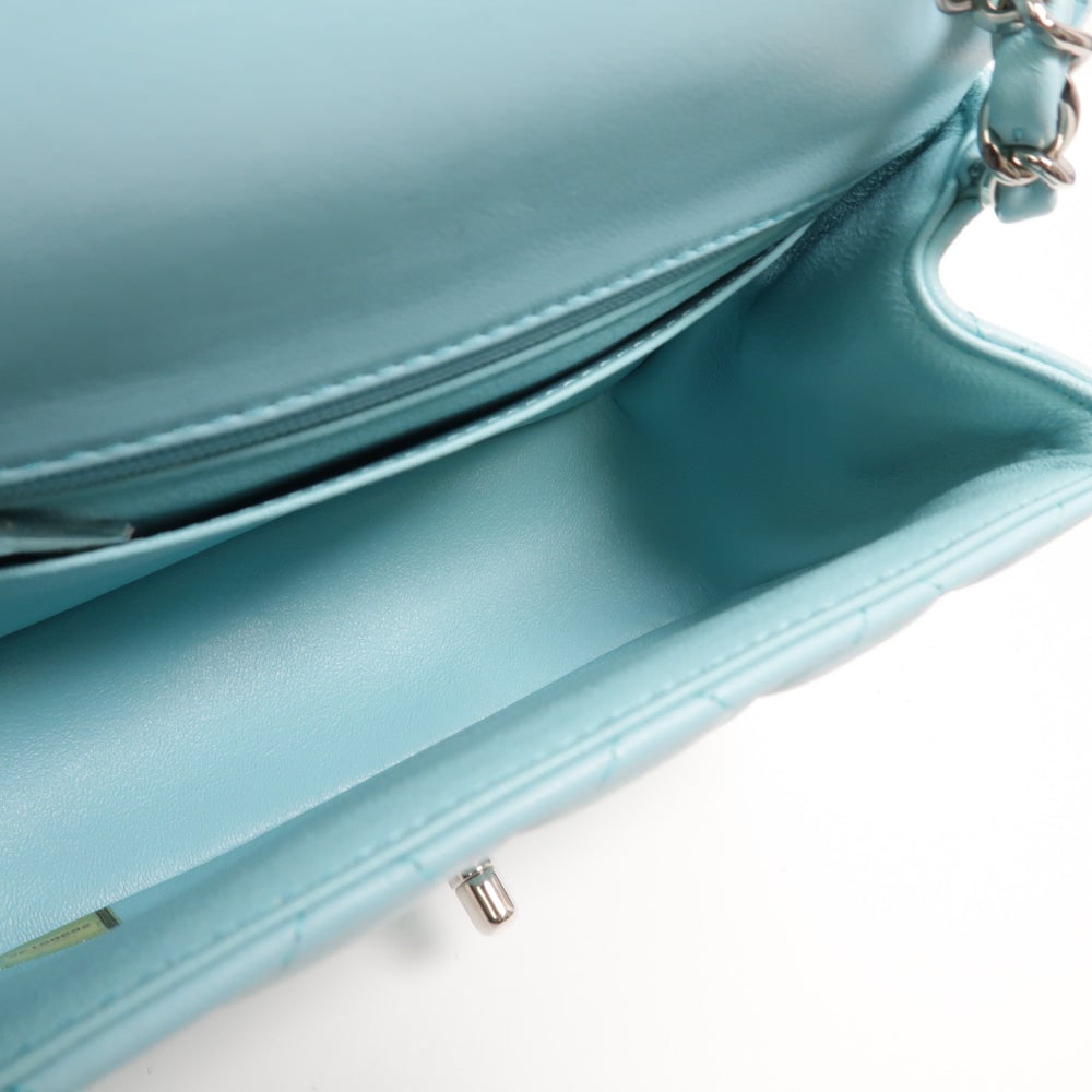 Chanel Mini Classic 17 Light Blue - 5