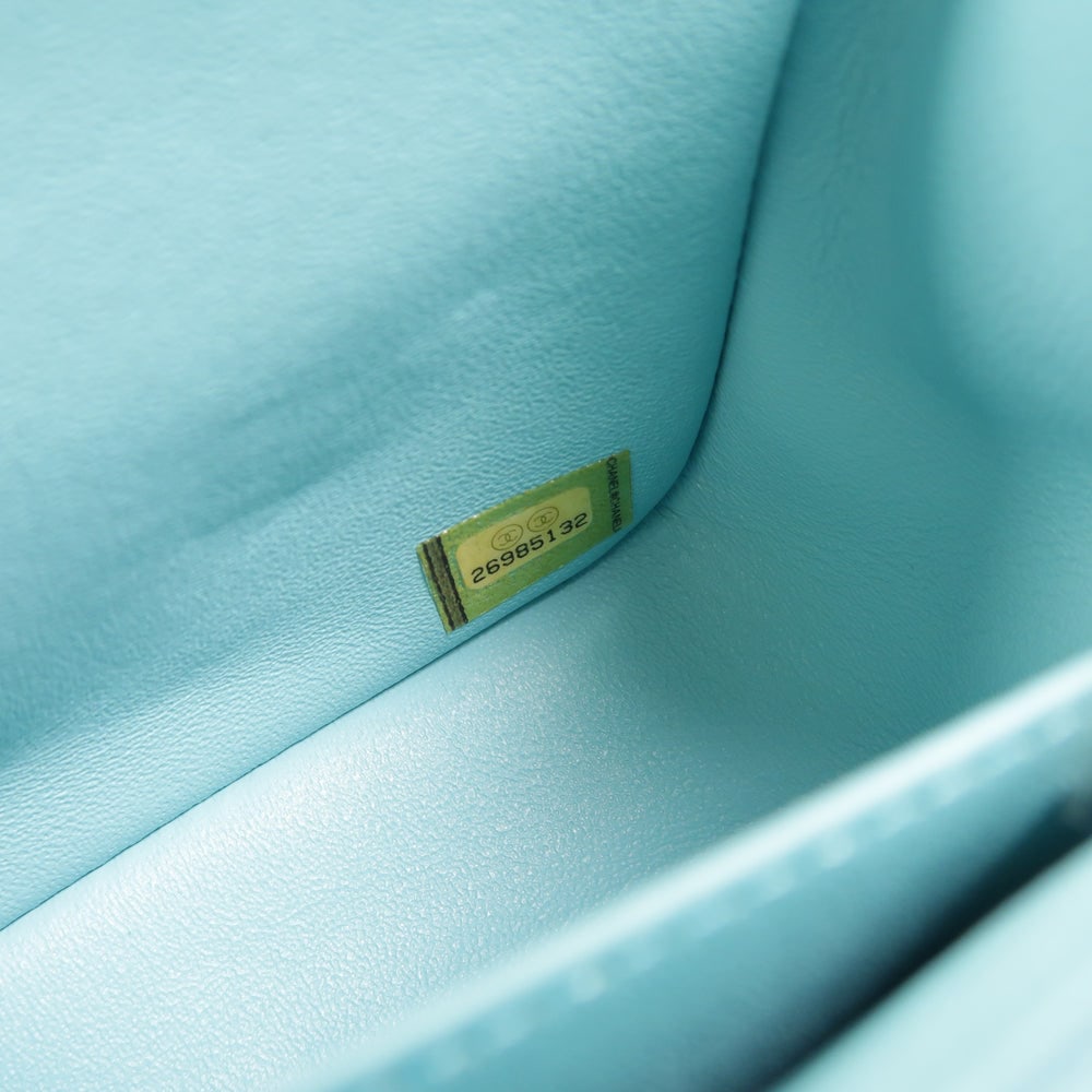 Chanel Mini Classic 17 Light Blue - 7