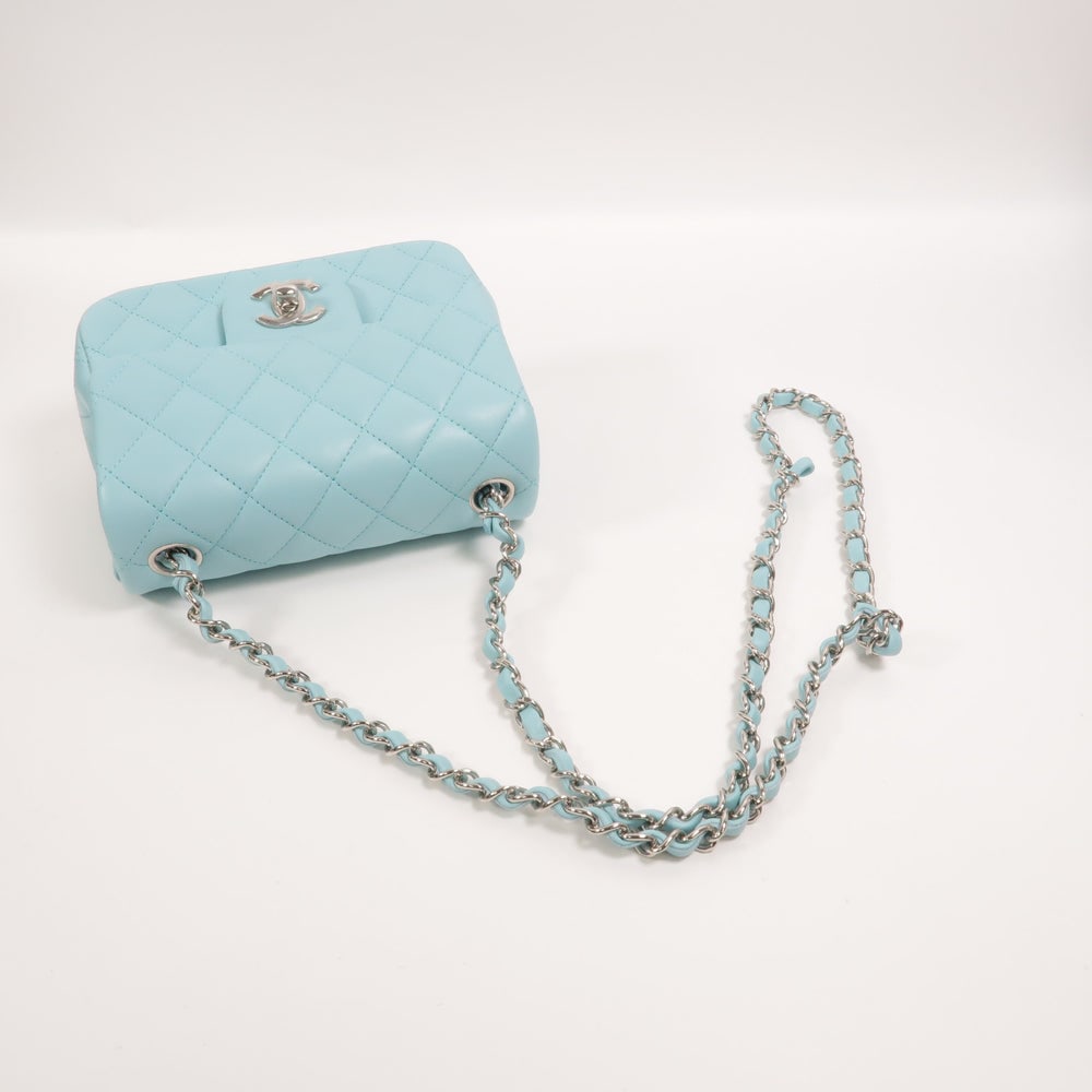 Chanel Mini Classic 17 Light Blue - 8