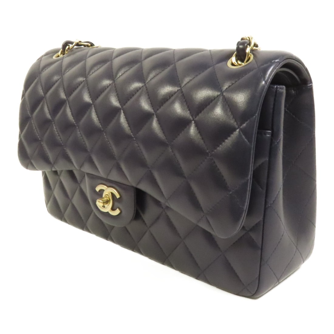 Chanel Large Classic Navy - 3