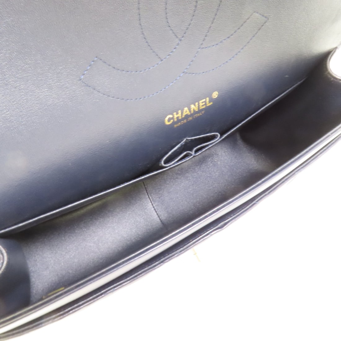 Chanel Large Classic Navy - 6