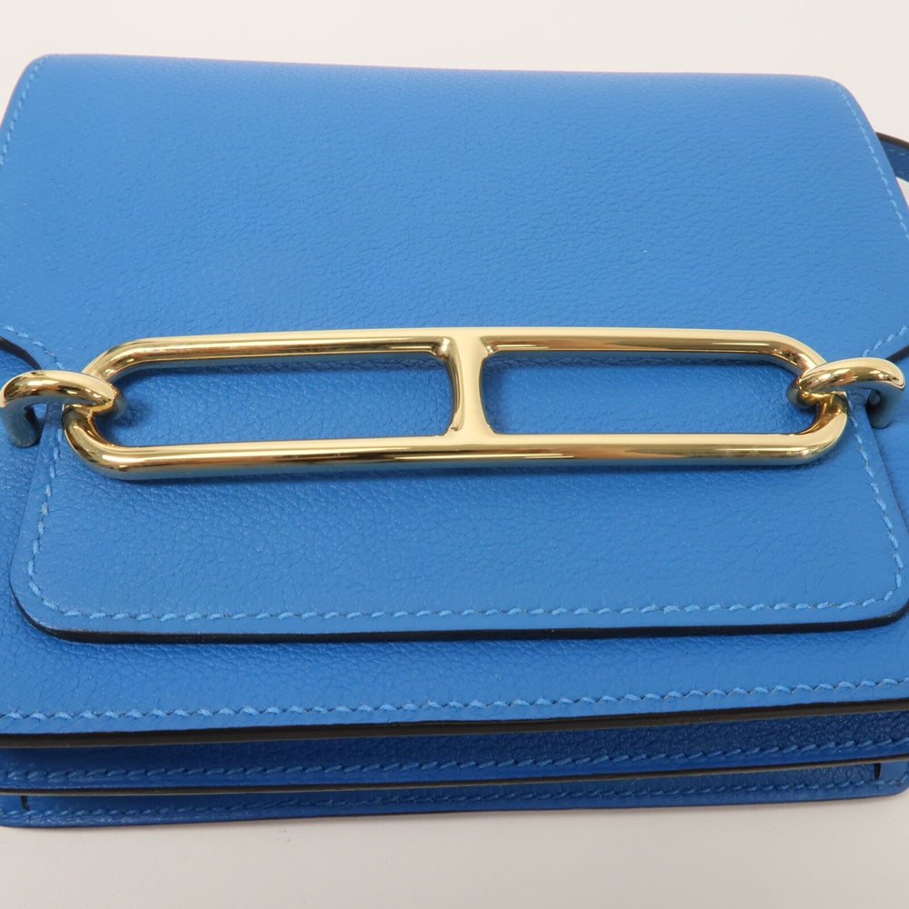 Hermes Roulis Mini Blue Zanzibar - 6