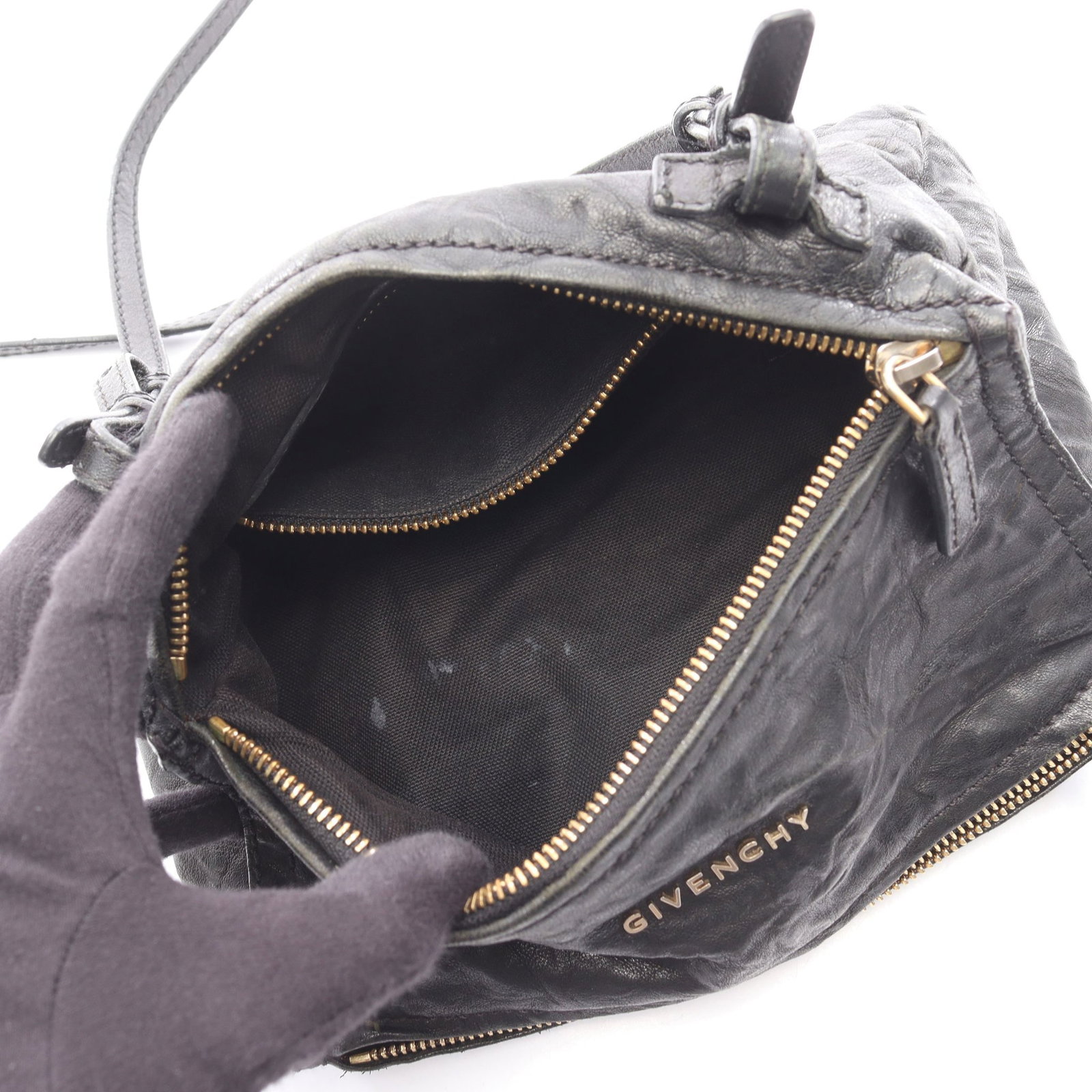 Givenchy Pandora Leather Shoulder Bag - 3