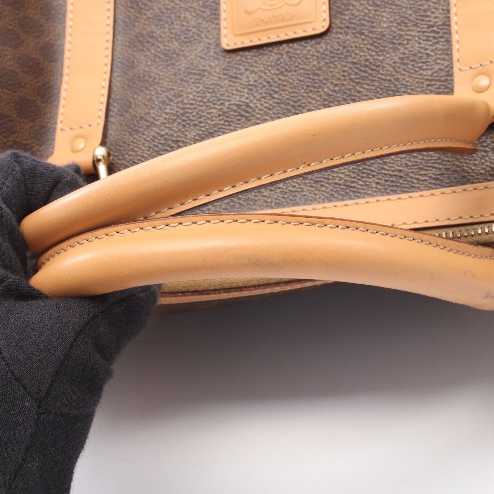 Celine Macadam Mini Boston Brown - 10