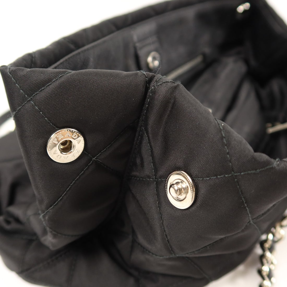 Prada Nylon Chain Shoulder Bag - 14