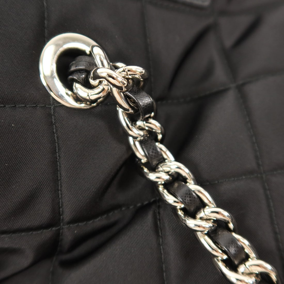 Prada Nylon Chain Shoulder Bag - 16