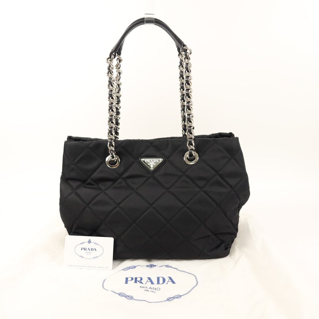 Prada Nylon Chain Shoulder Bag - 19
