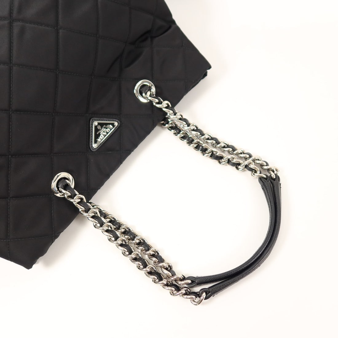 Prada Nylon Chain Shoulder Bag - 4
