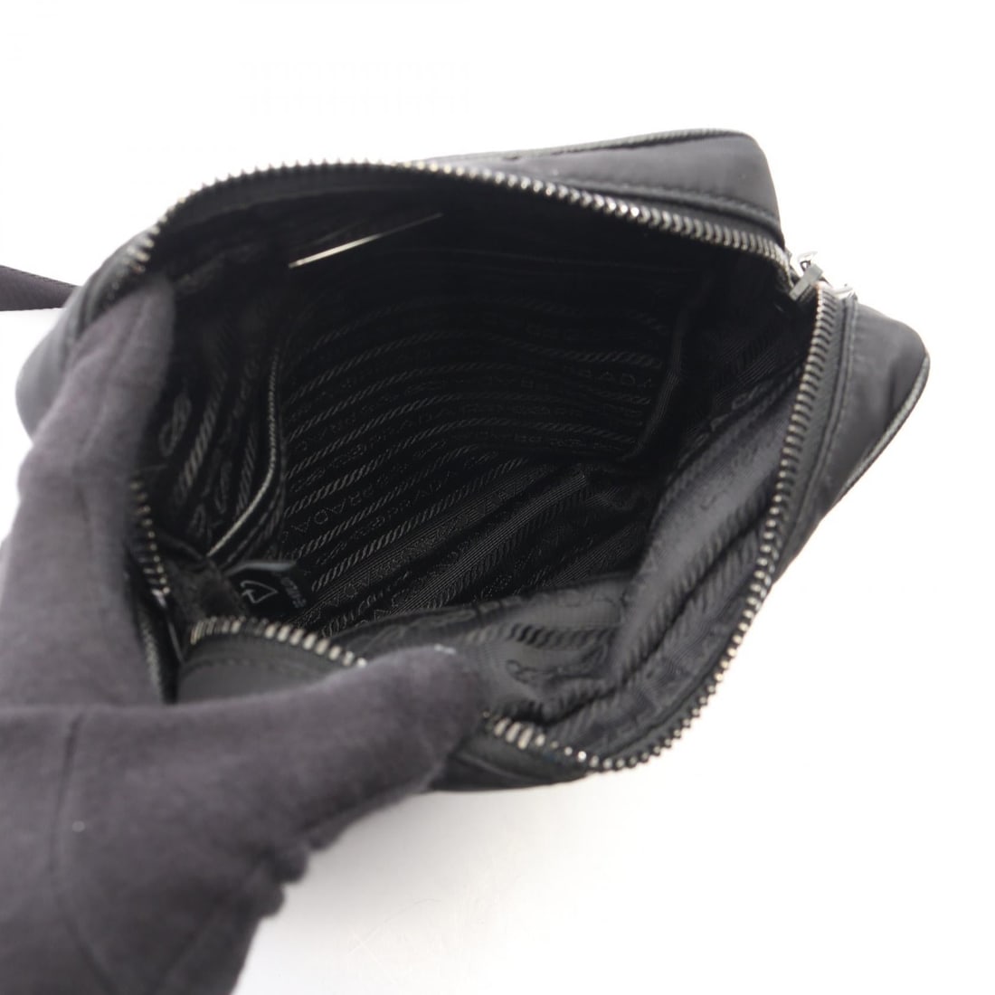 Prada Re-Nylon Shoulder Bag Black - 3