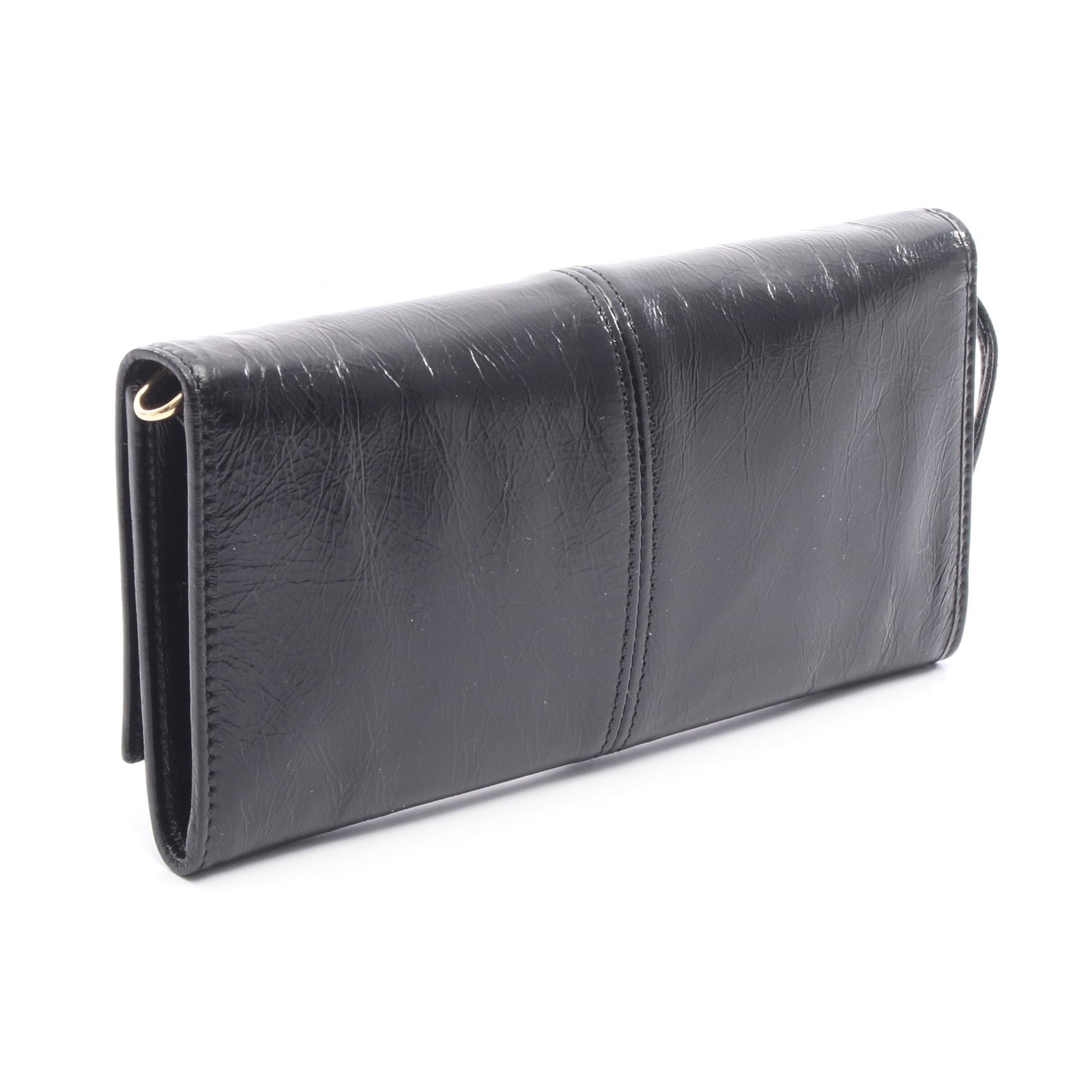 Prada Leather Shoulder Wallet Black - 2