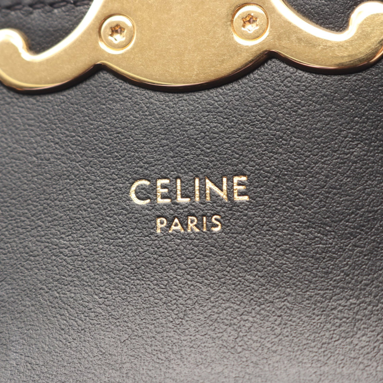 Celine Mini Claude Chain Bag Black - 4