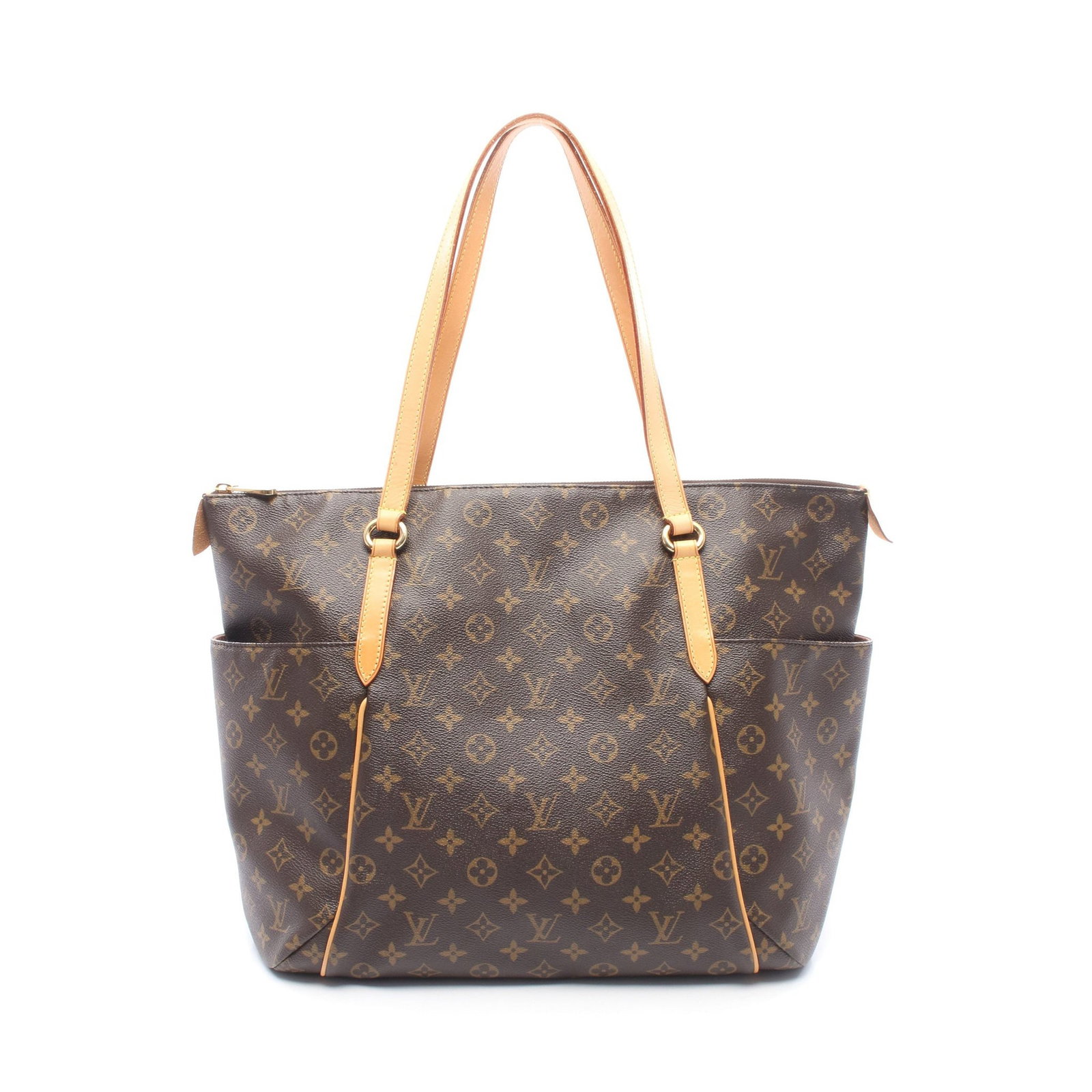 LV Totally GM Monogram Tote Bag: Authentic and authenticated Louis Vuitton Totally GM Monogram shoulder tote bag in brown PVC leather. Model M56690, product no. AR2029. Approx. 34H x 46/37.5W x 16D cm with 65 cm straps.