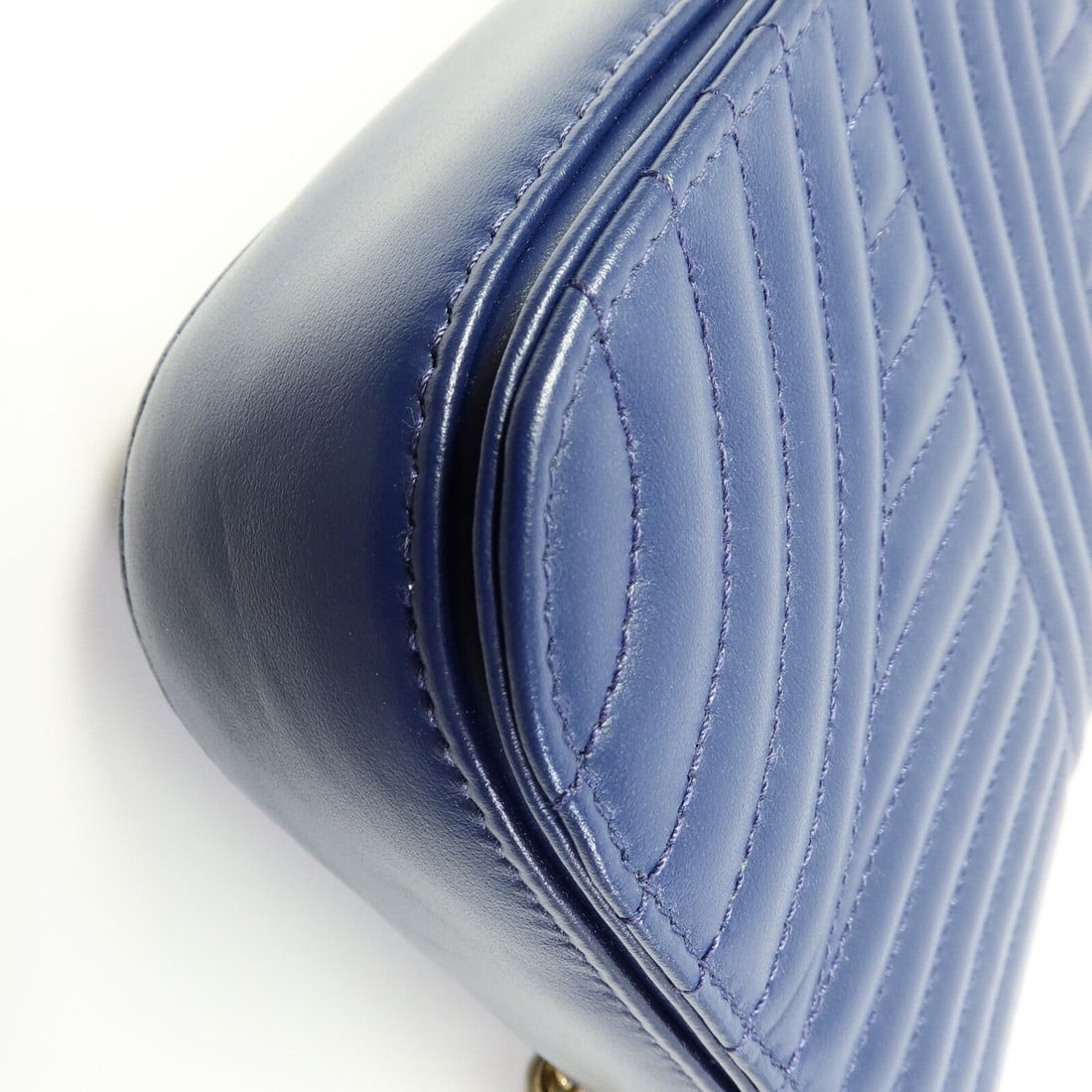 Prada Chain Shoulder Bag Blue - 15