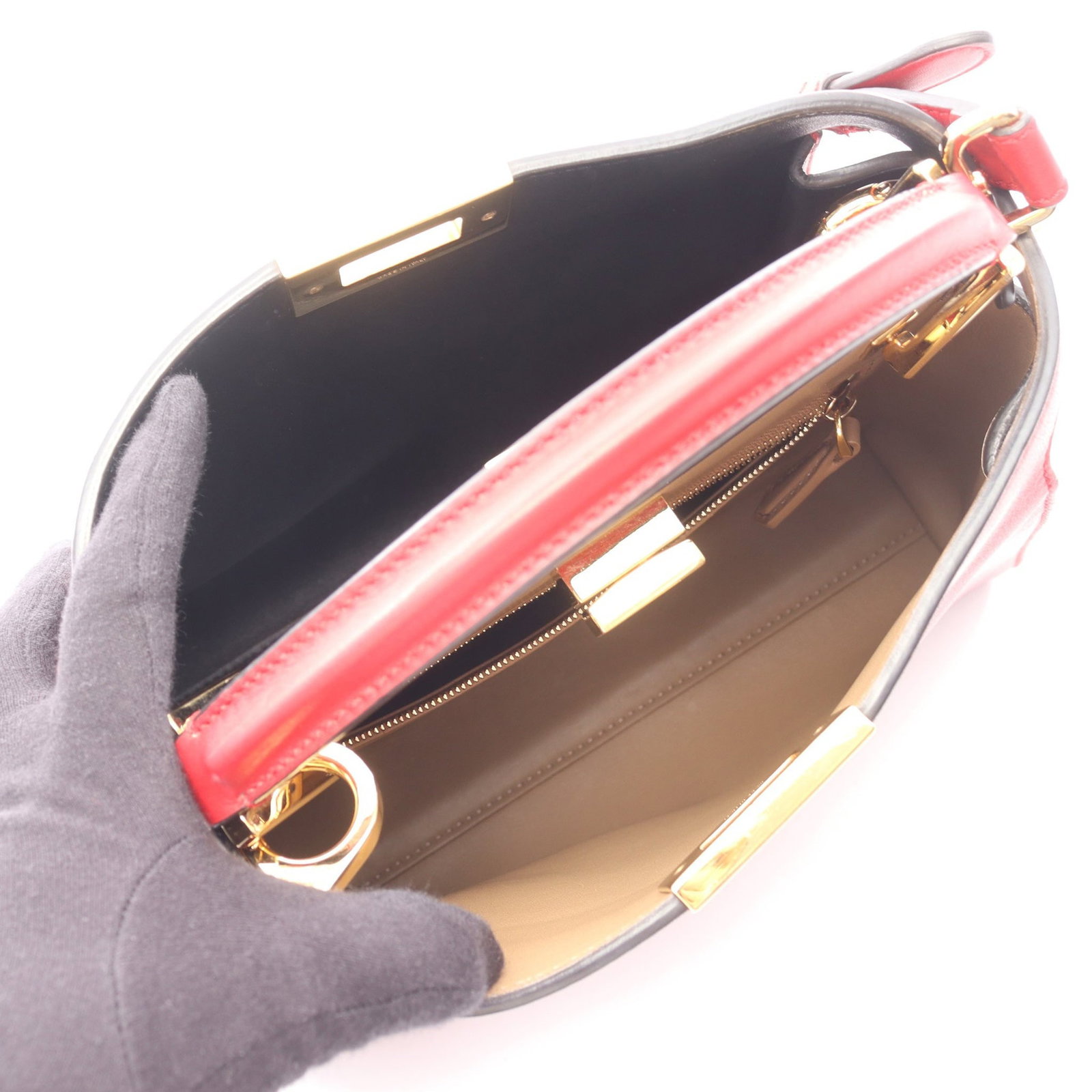Fendi Peekaboo Essential 2WAY Red - 3
