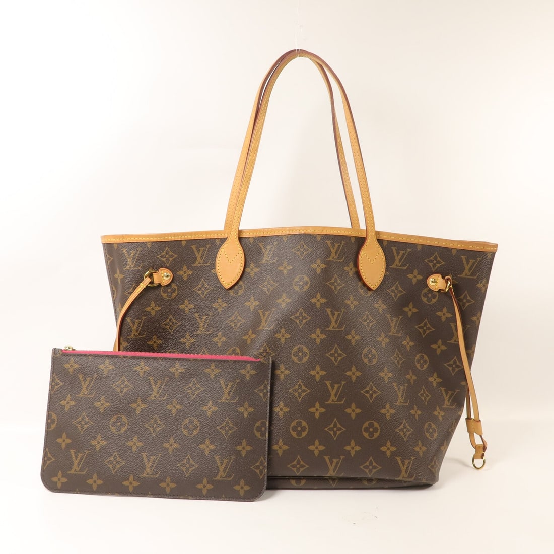 LV Neverfull MM Monogram Tote Brown - 8