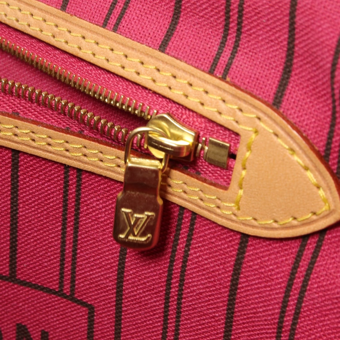 LV Neverfull MM Monogram Tote Brown - 9