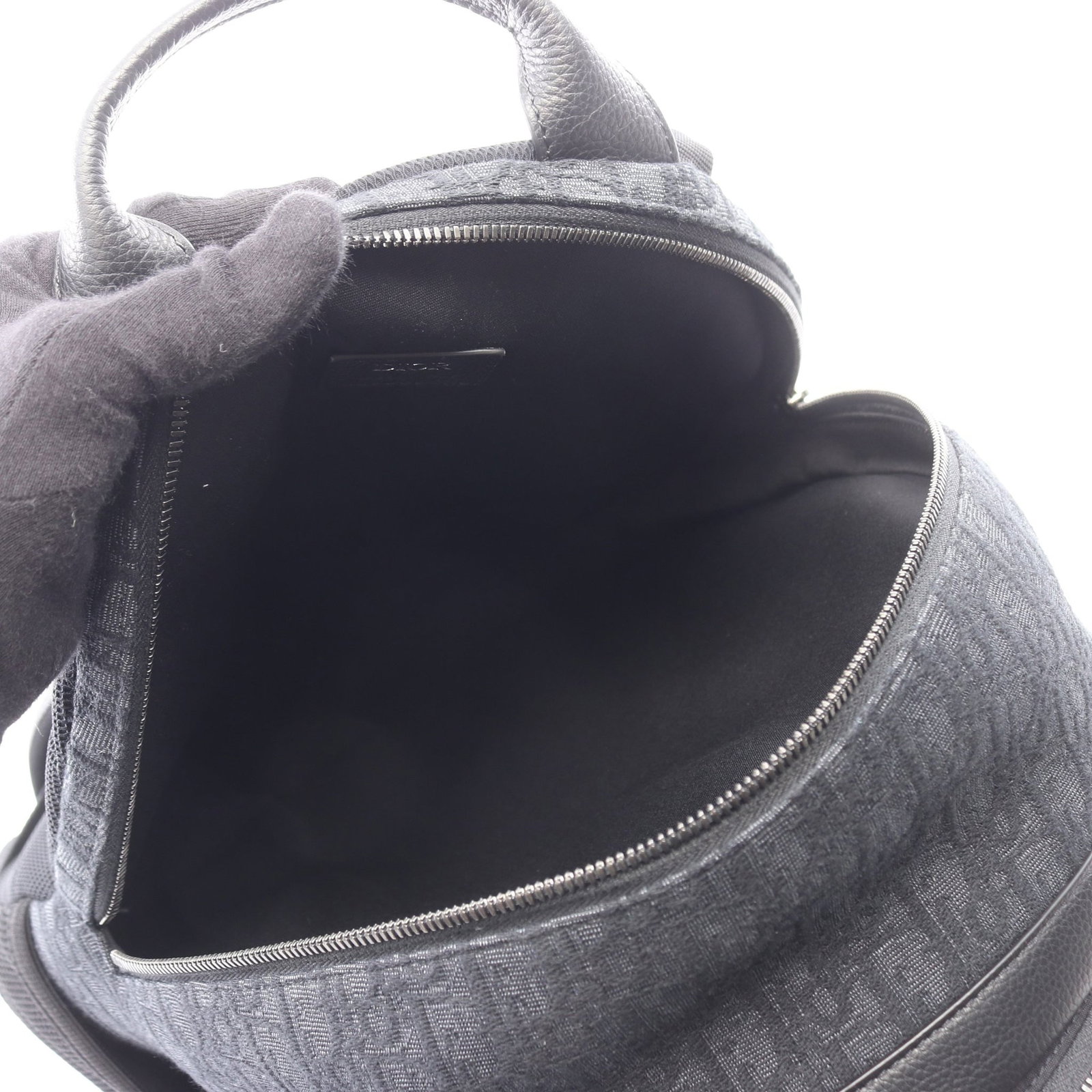 Dior 8 Oblique Backpack Black - 4