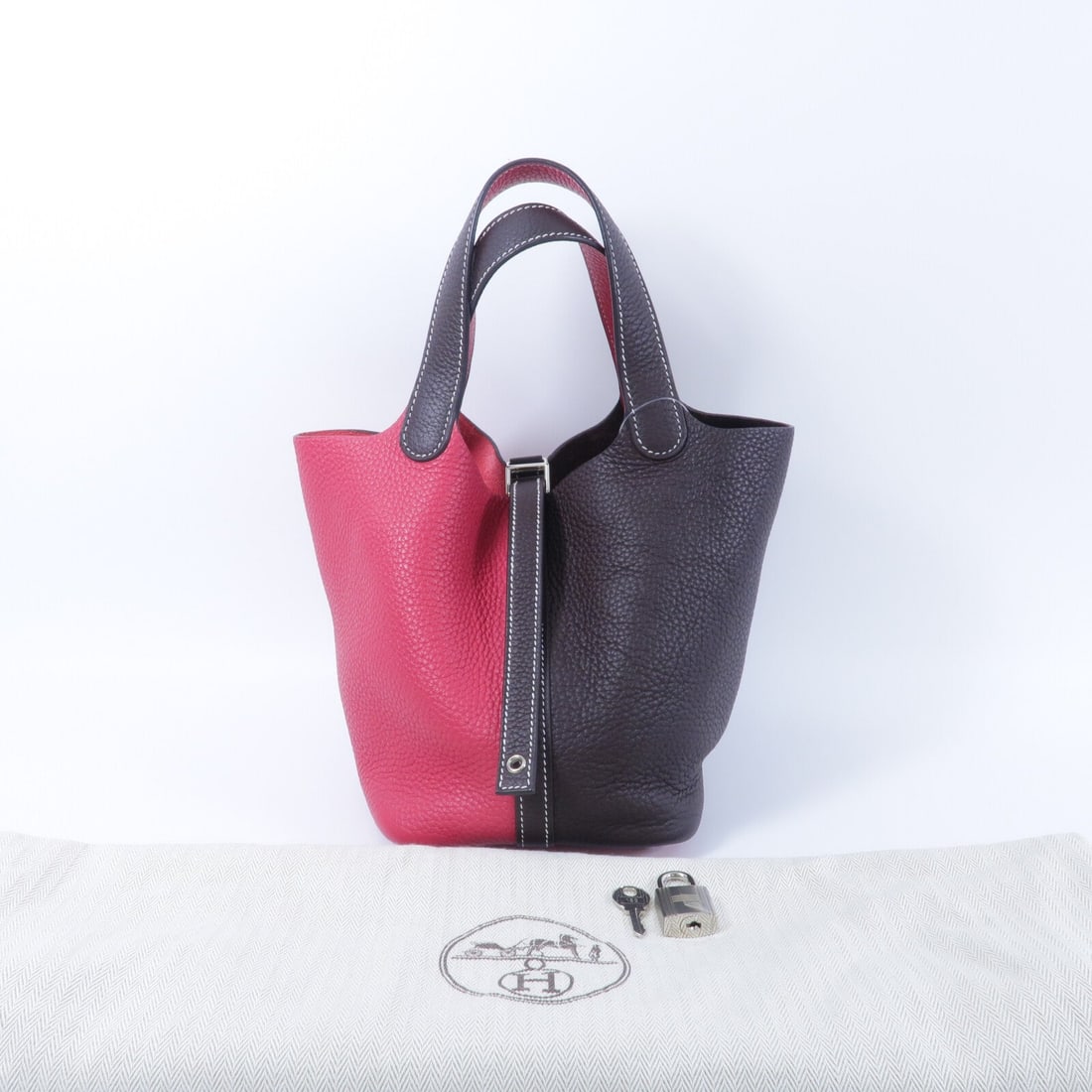 Hermes Picotin PM Rouge Sellier - 10