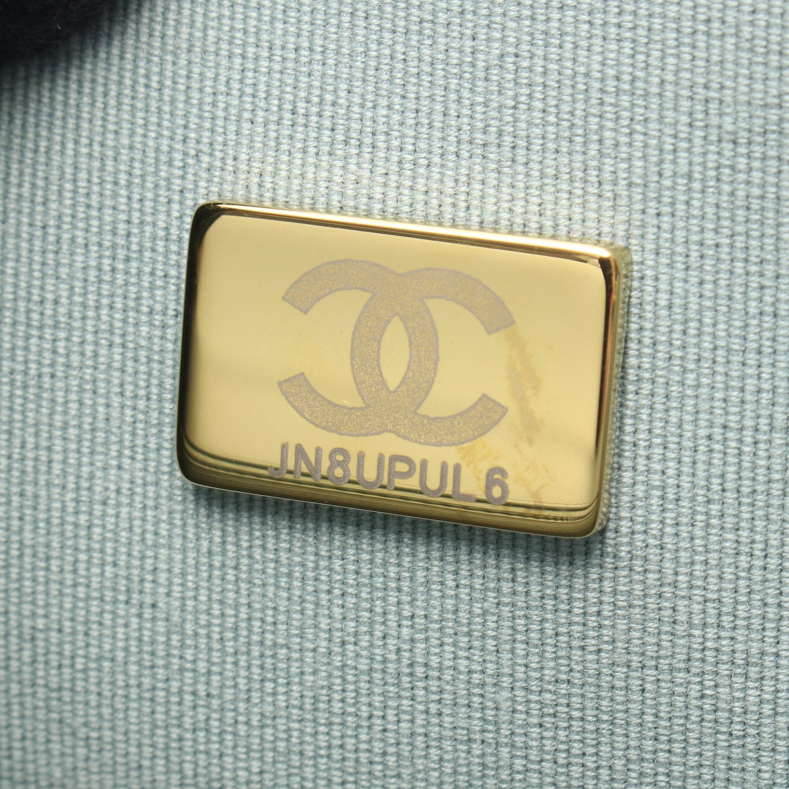 Chanel Mini Chain Shoulder Blue Gray - 5