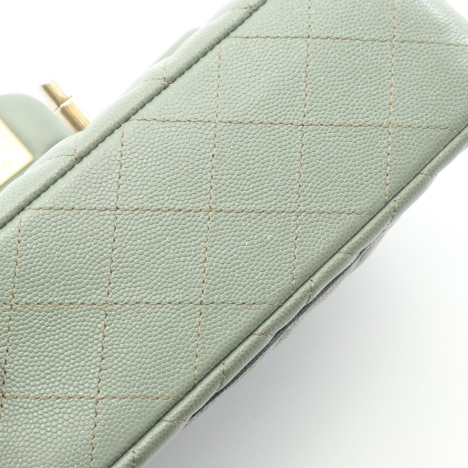 Chanel Mini Matelasse 20 Green - 8