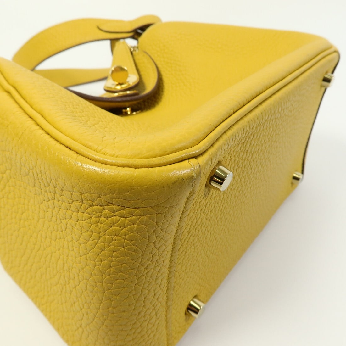 Hermes Mini Lindy Jaune Ambre - 11
