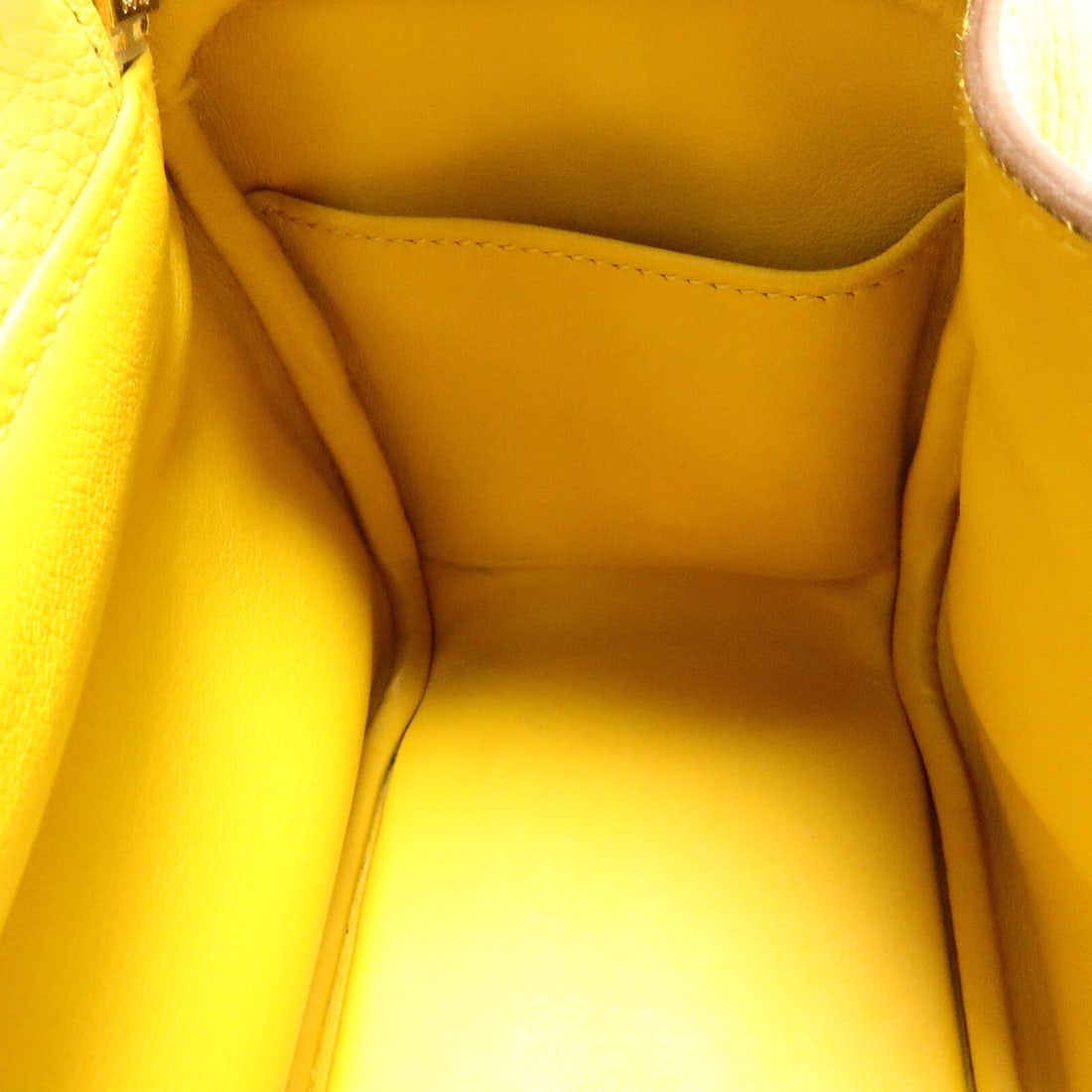 Hermes Mini Lindy Jaune Ambre - 17