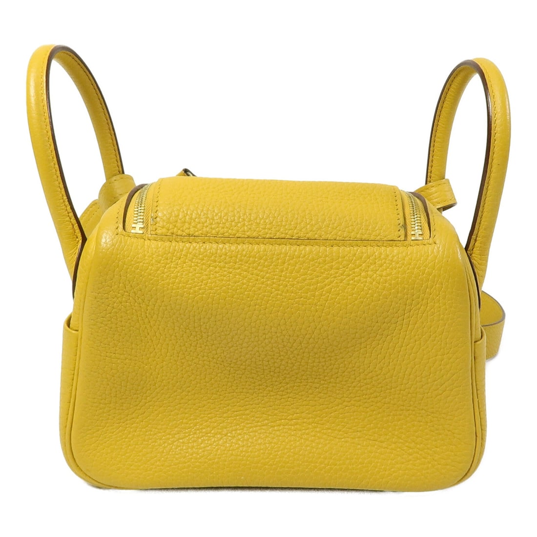 Hermes Mini Lindy Jaune Ambre - 3