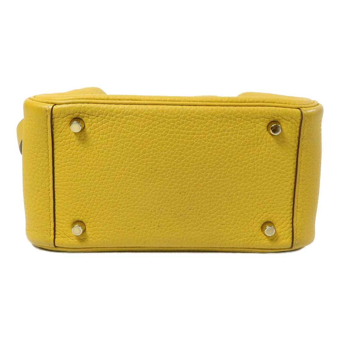 Hermes Mini Lindy Jaune Ambre - 4