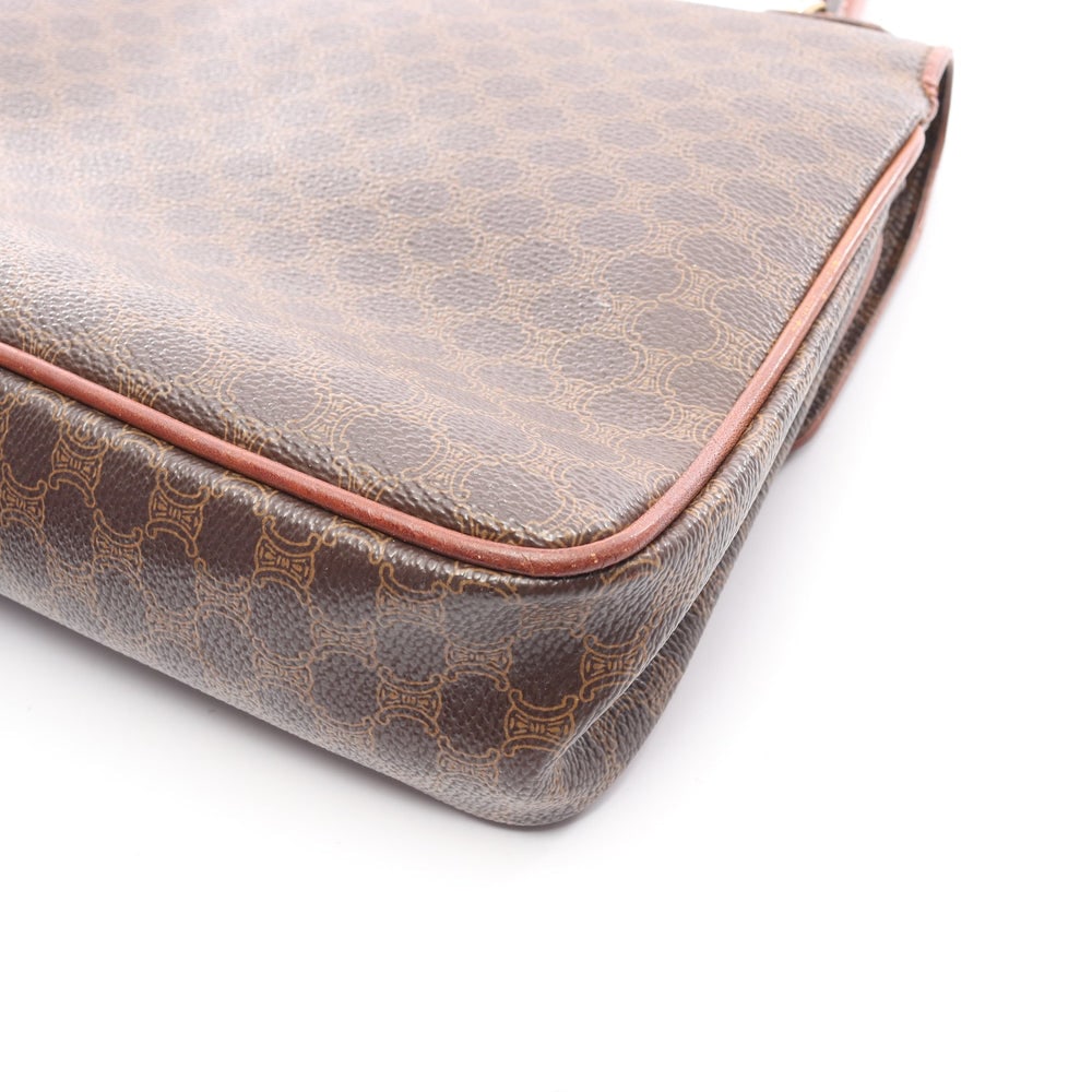 Celine Macadam Handbag Brown - 14