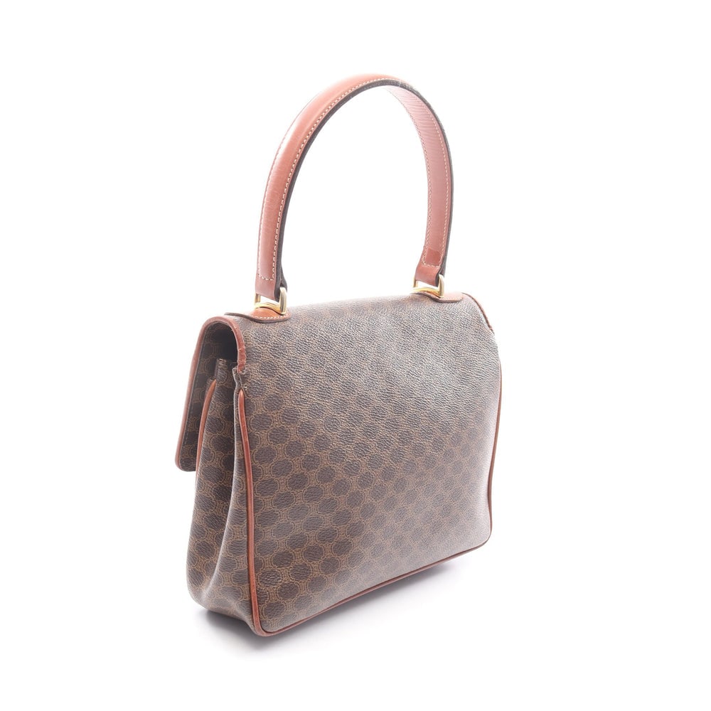 Celine Macadam Handbag Brown - 2