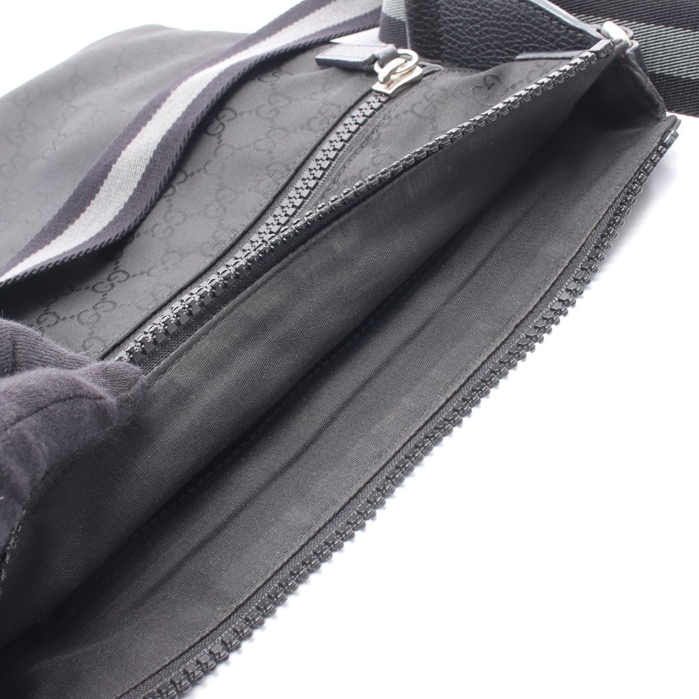 Gucci GG Pattern Shoulder Bag Black - 5