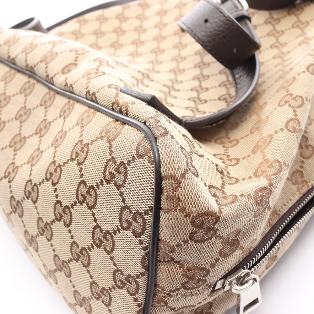 Gucci Canvas Backpack Beige Brown - 7