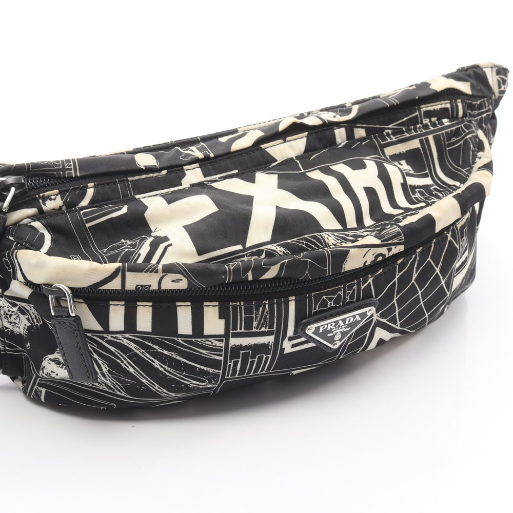 Prada Comics Waist Bag Black - 6