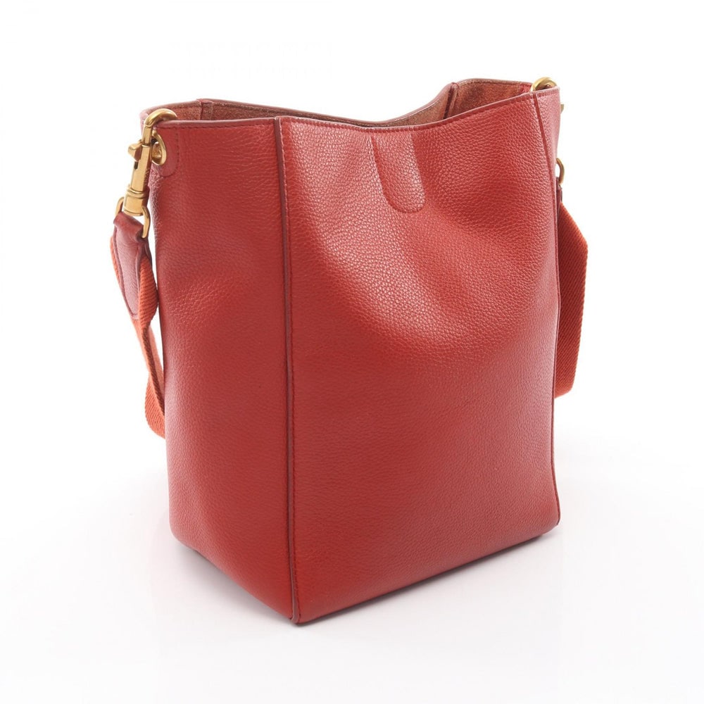 Celine Sangle Bucket Small Red - 2