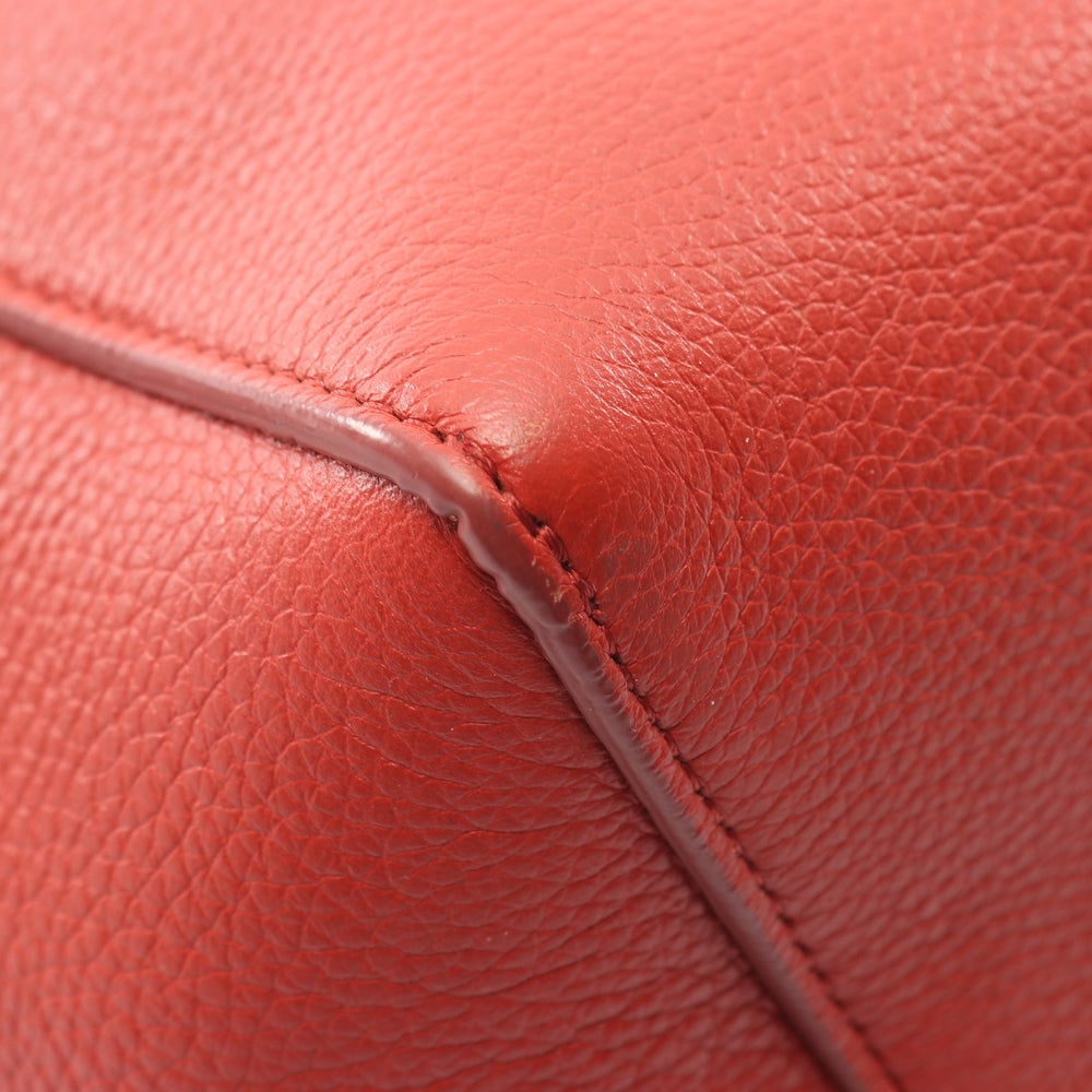 Celine Sangle Bucket Small Red - 7